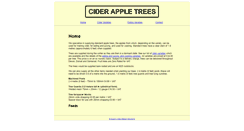 Desktop Screenshot of ciderappletrees.co.uk