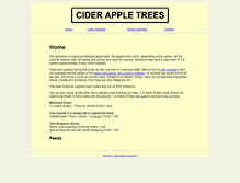 Tablet Screenshot of ciderappletrees.co.uk